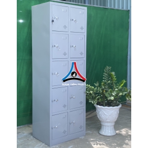 Tủ locker 10 ngăn 2 khoang 