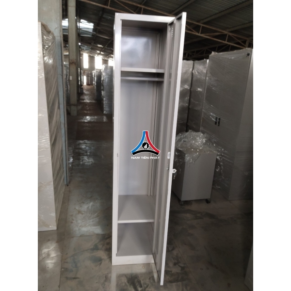 Tủ locker 1 cửa 1 khoang có thanh treo áo và ngăn để giày 