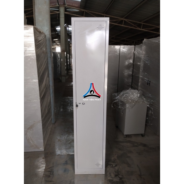 Tủ locker 1 cửa 1 khoang có thanh treo áo và ngăn để giày 